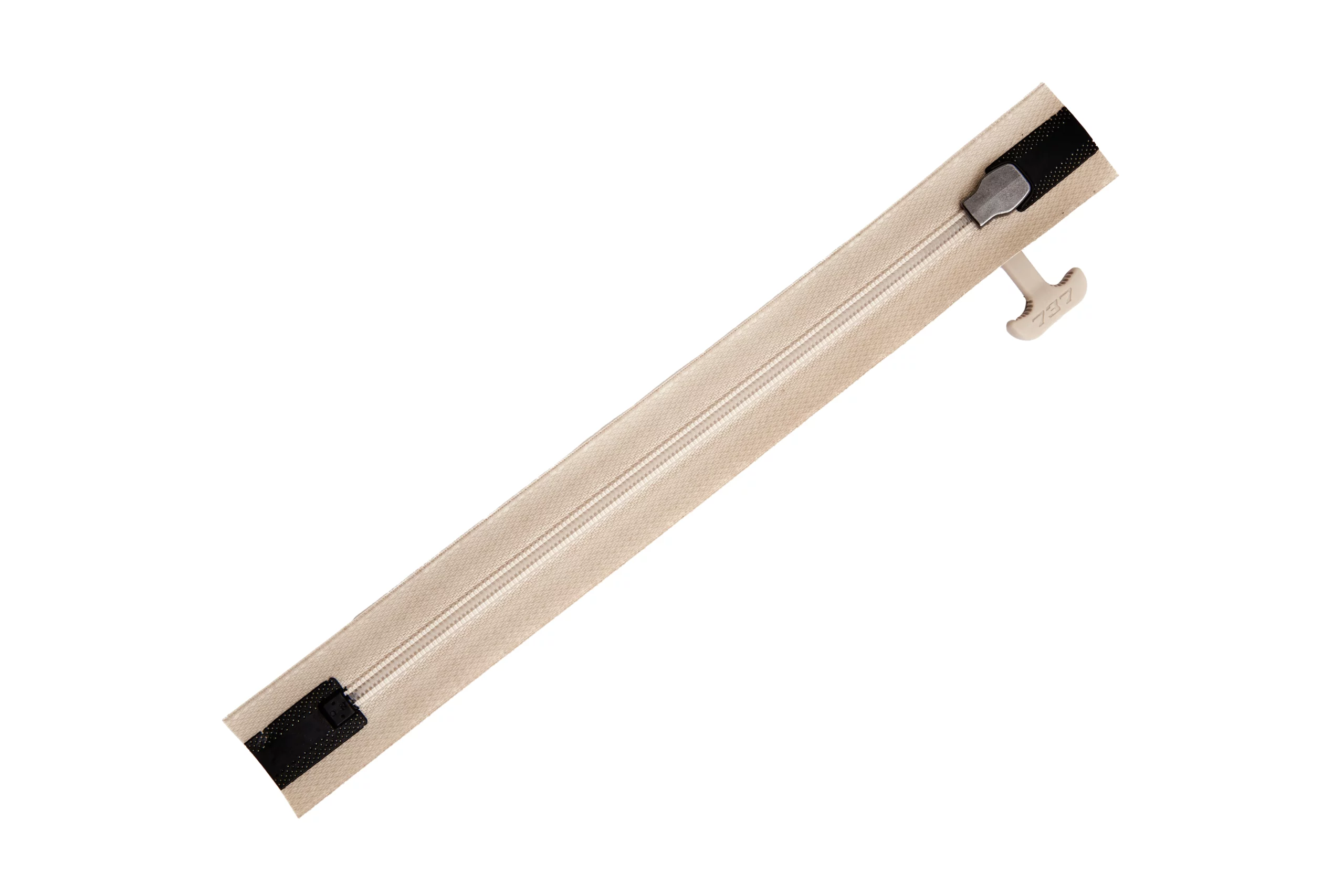 Beige Aeroseal airtight zipper