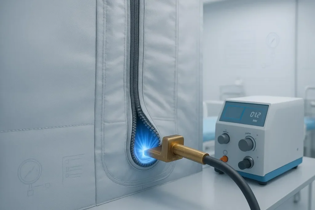 Airtight Zippers for Medical Isolation Tents